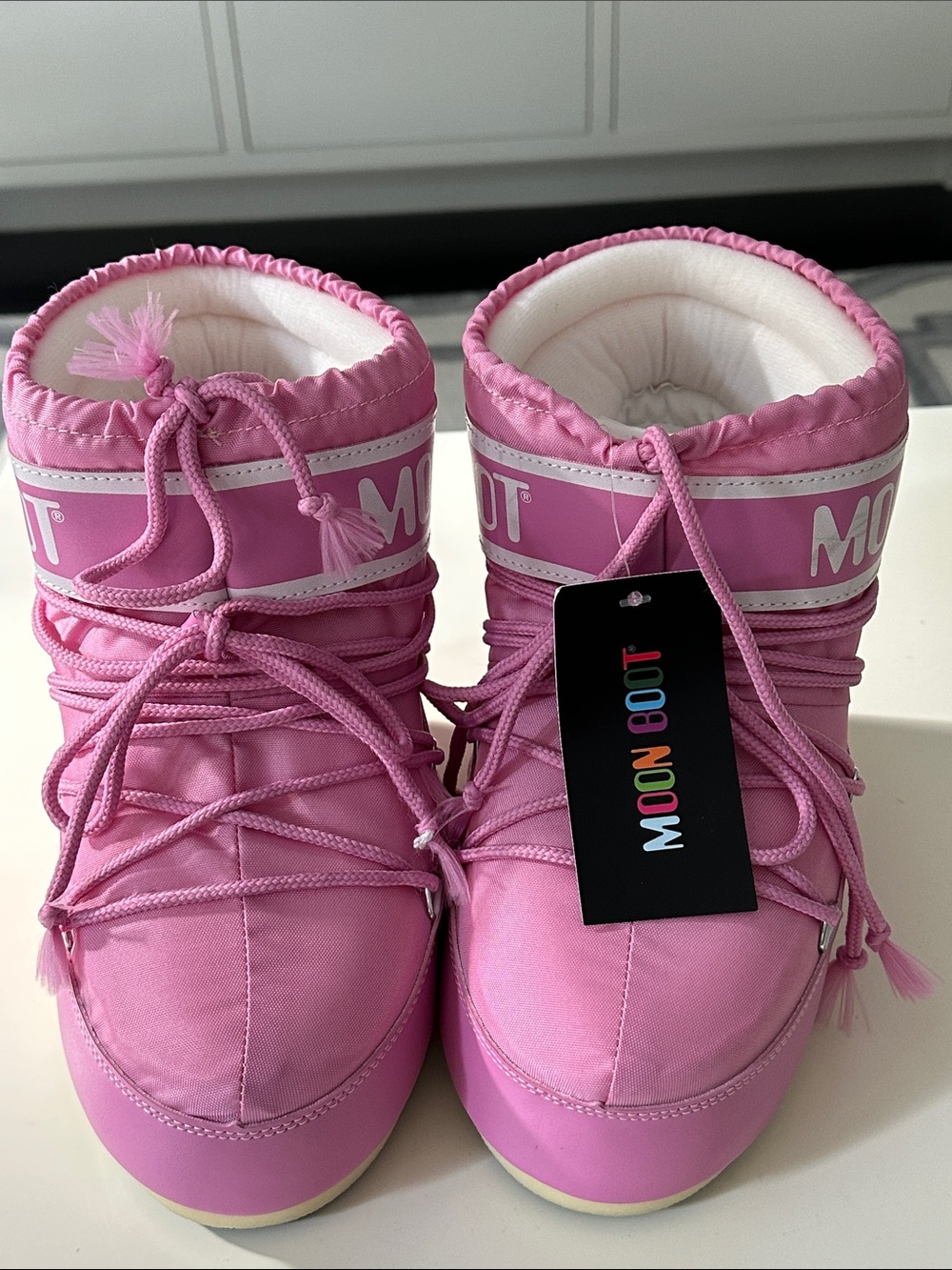Moon Boot Bright Pink Insulated Snow Boots